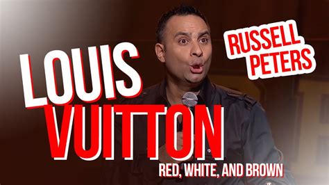 russell peters youtube louis vuitton|louis vuitton white and brown bag.